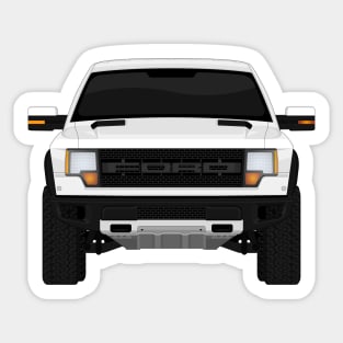 Raptor 2013 Oxford White Sticker